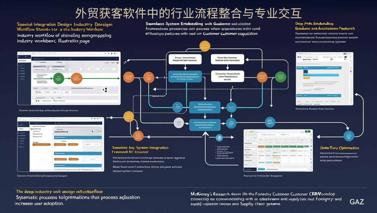 外贸获客软件中的行业流程整合与专业交互