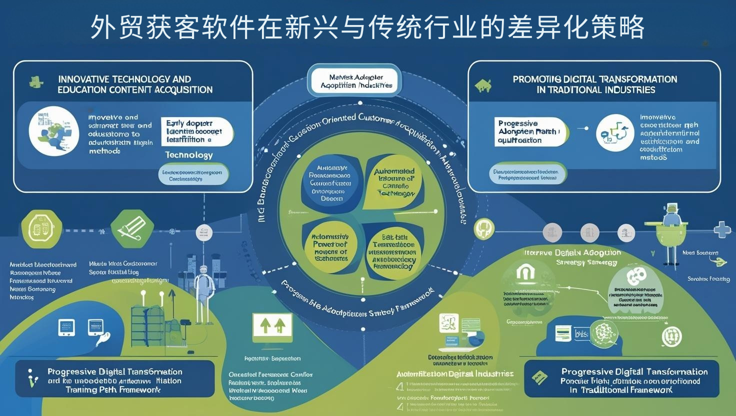 外贸获客软件在新兴与传统行业的差异化策略