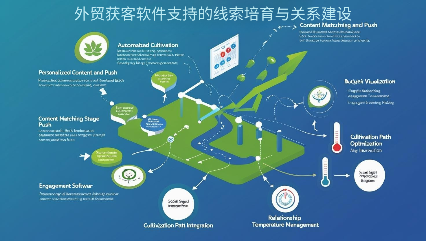 外贸获客软件支持的线索培育与关系建设