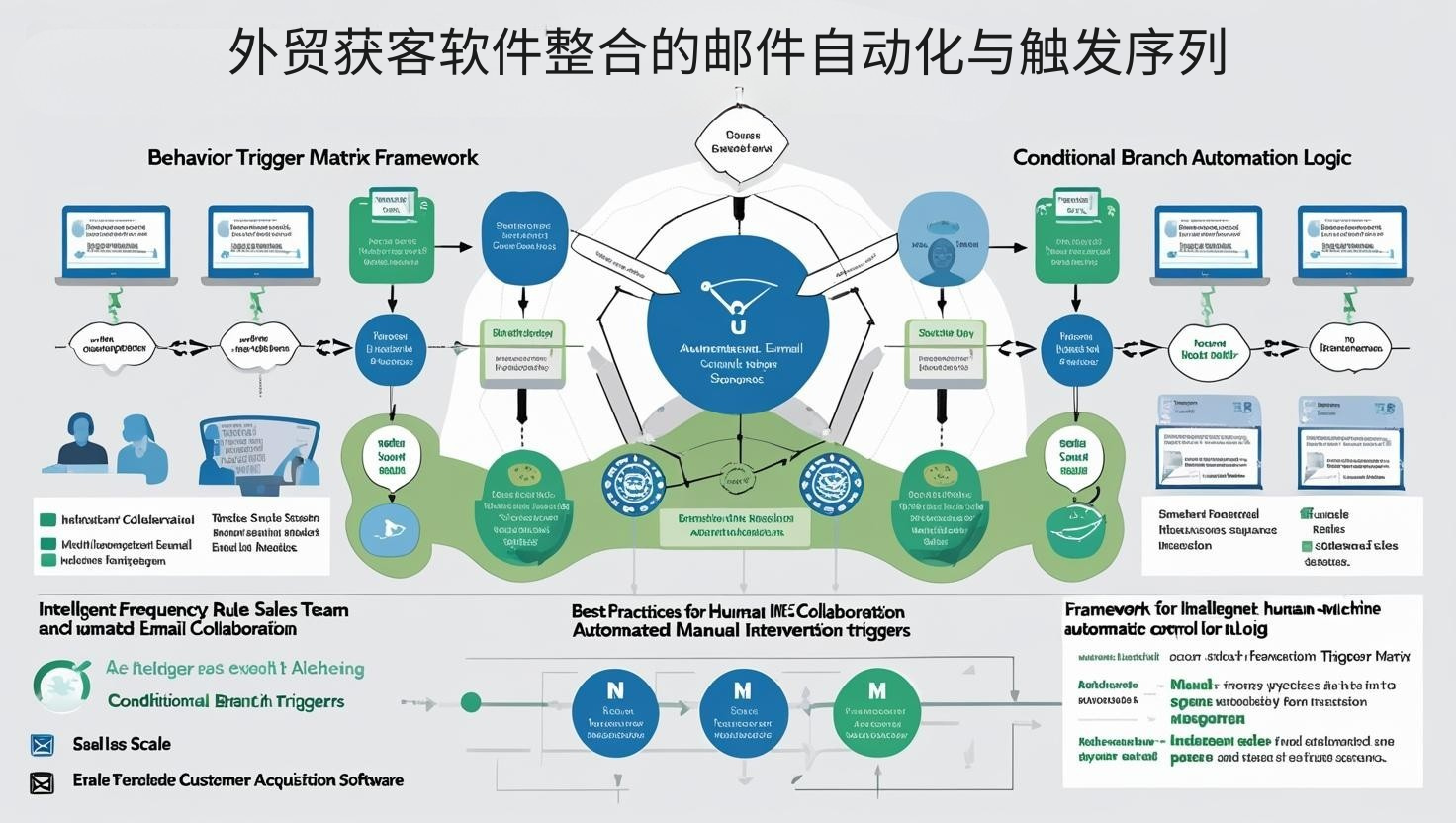 外贸获客软件整合的邮件自动化与触发序列