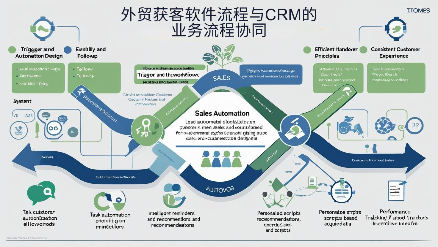 外贸获客软件流程与CRM的业务流程协同