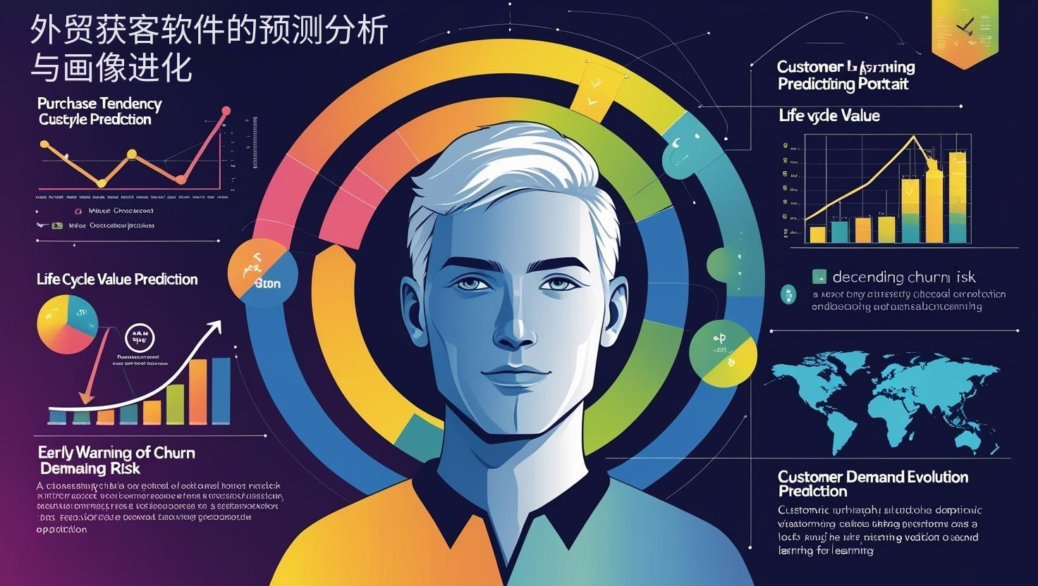 外贸获客软件的预测分析与画像进化
