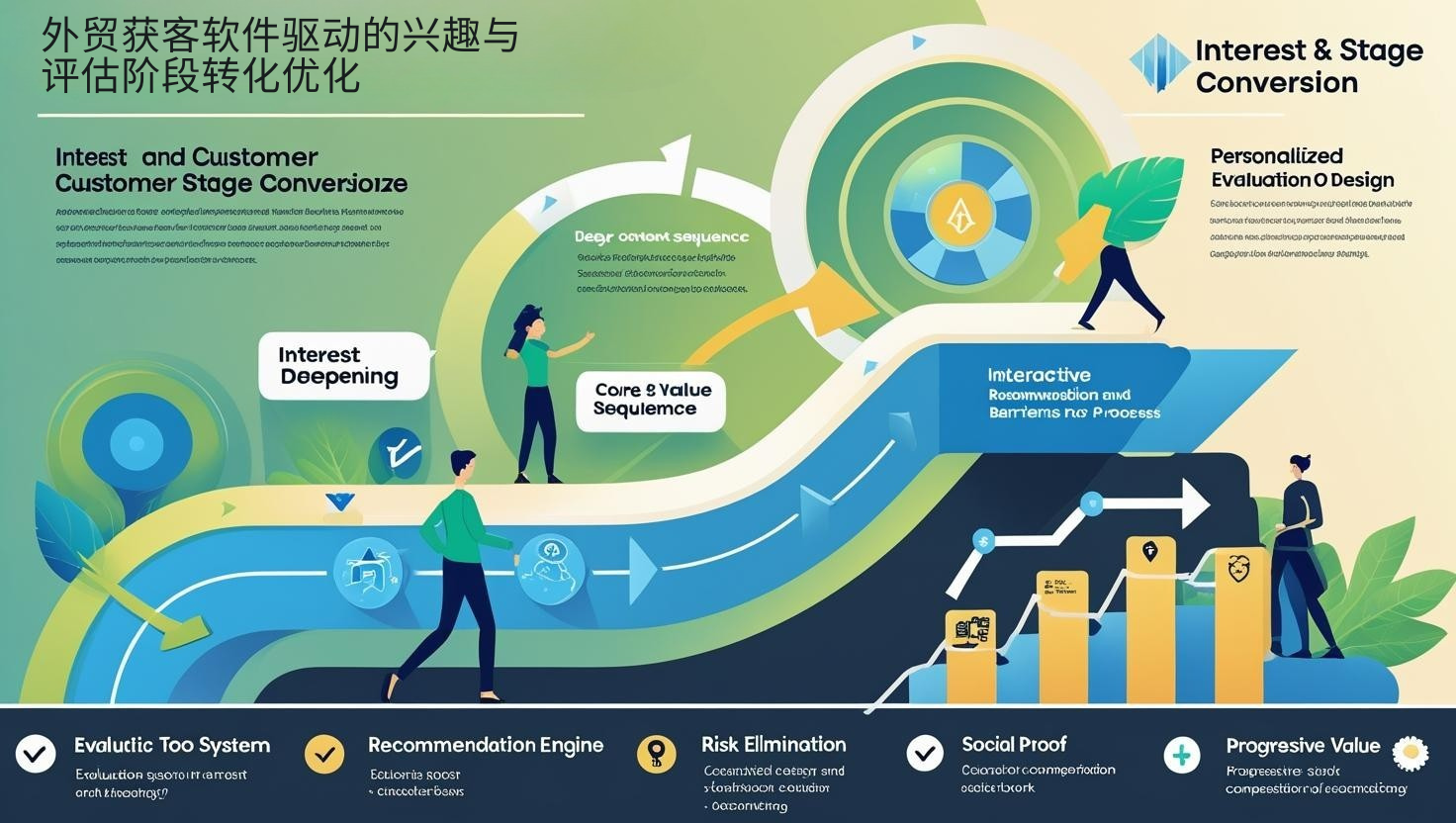 外贸获客软件驱动的兴趣与评估阶段转化优化