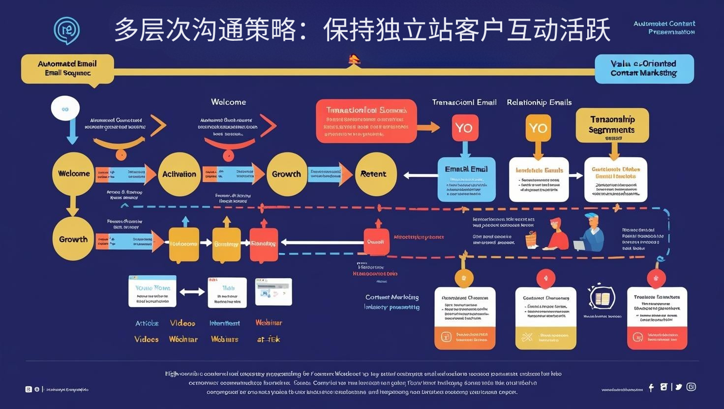 多层次沟通策略：保持独立站客户互动活跃