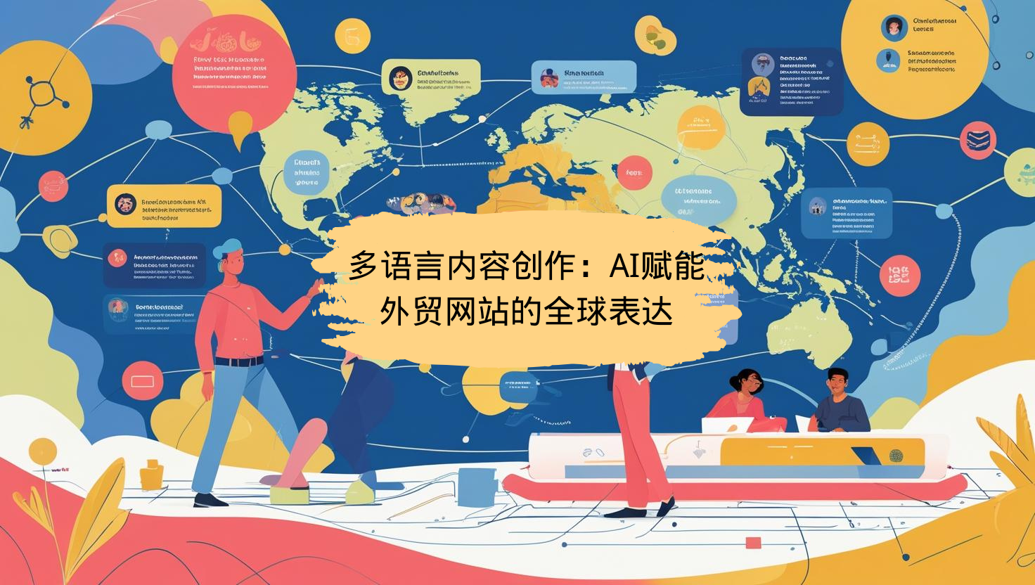 多语言内容创作：AI赋能外贸网站的全球表达