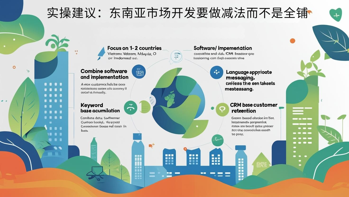 实操建议：东南亚市场开发要做减法而不是全铺