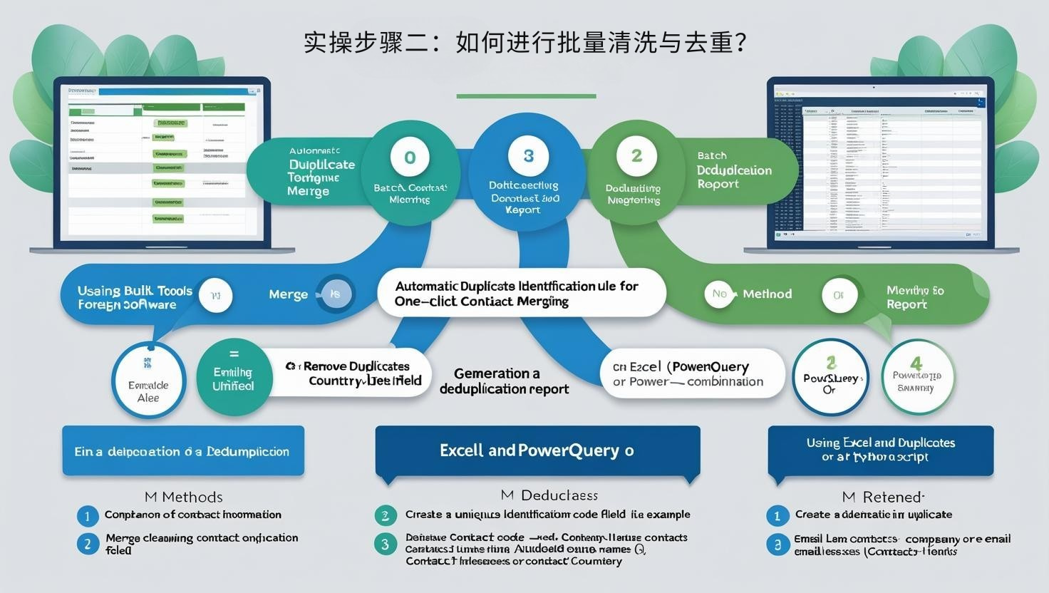 实操步骤二：如何进行批量清洗与去重？