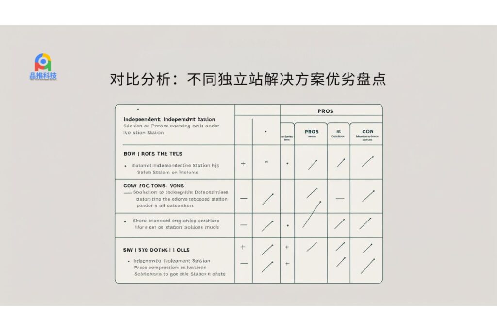 对比分析：不同独立站解决方案优劣盘点