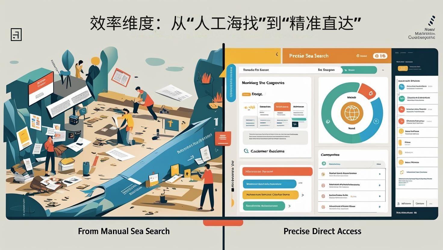 效率维度：从“人工海找”到“精准直达”