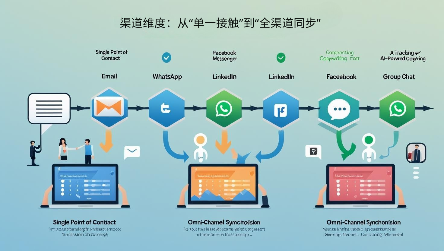 渠道维度：从“单一接触”到“全渠道同步”