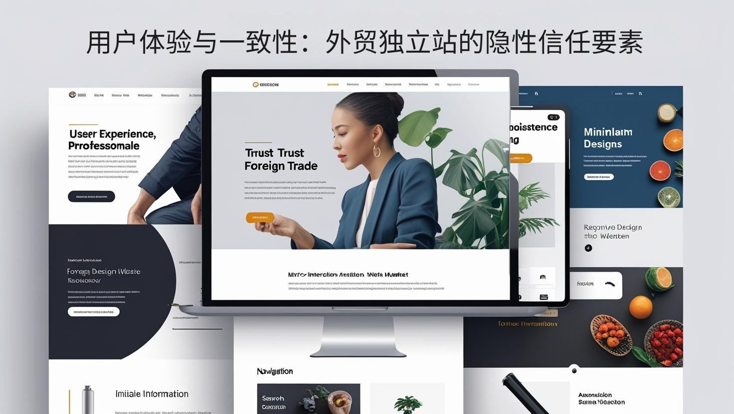 用户体验与一致性：外贸独立站的隐性信任要素