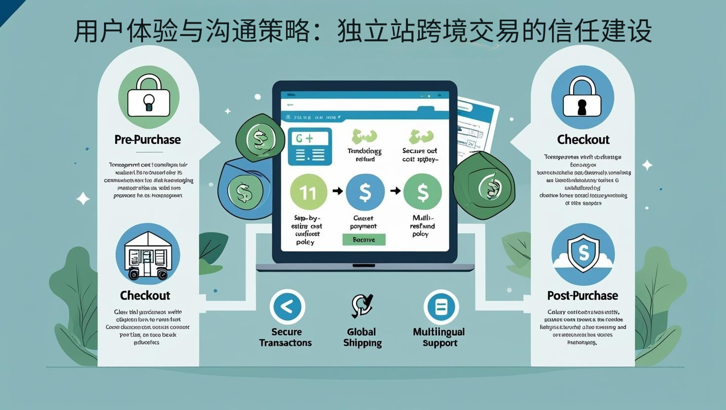用户体验与沟通策略：独立站跨境交易的信任建设