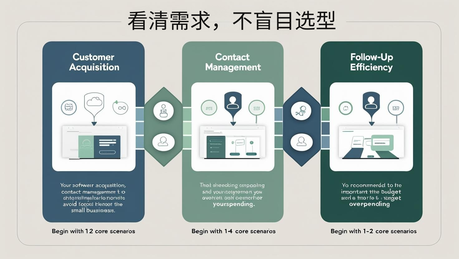 看清需求，不盲目选型