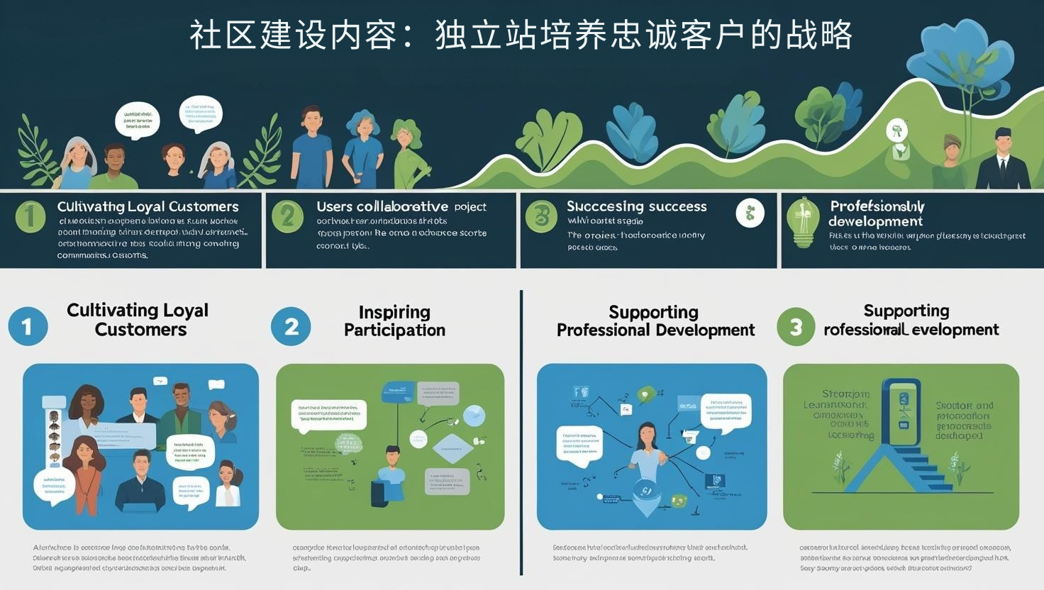 社区建设内容：独立站培养忠诚客户的战略