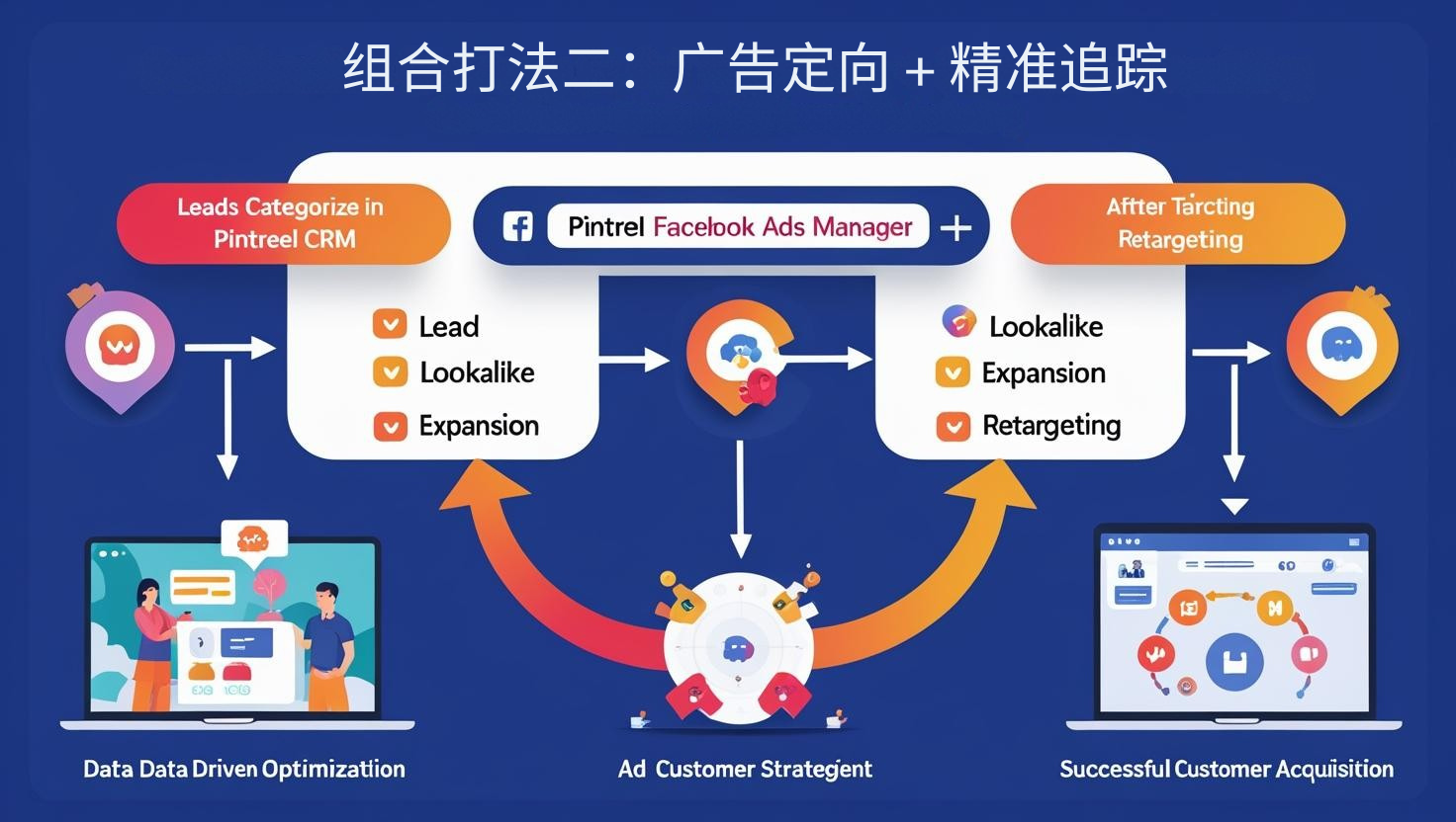 组合打法二：广告定向 + 精准追踪
