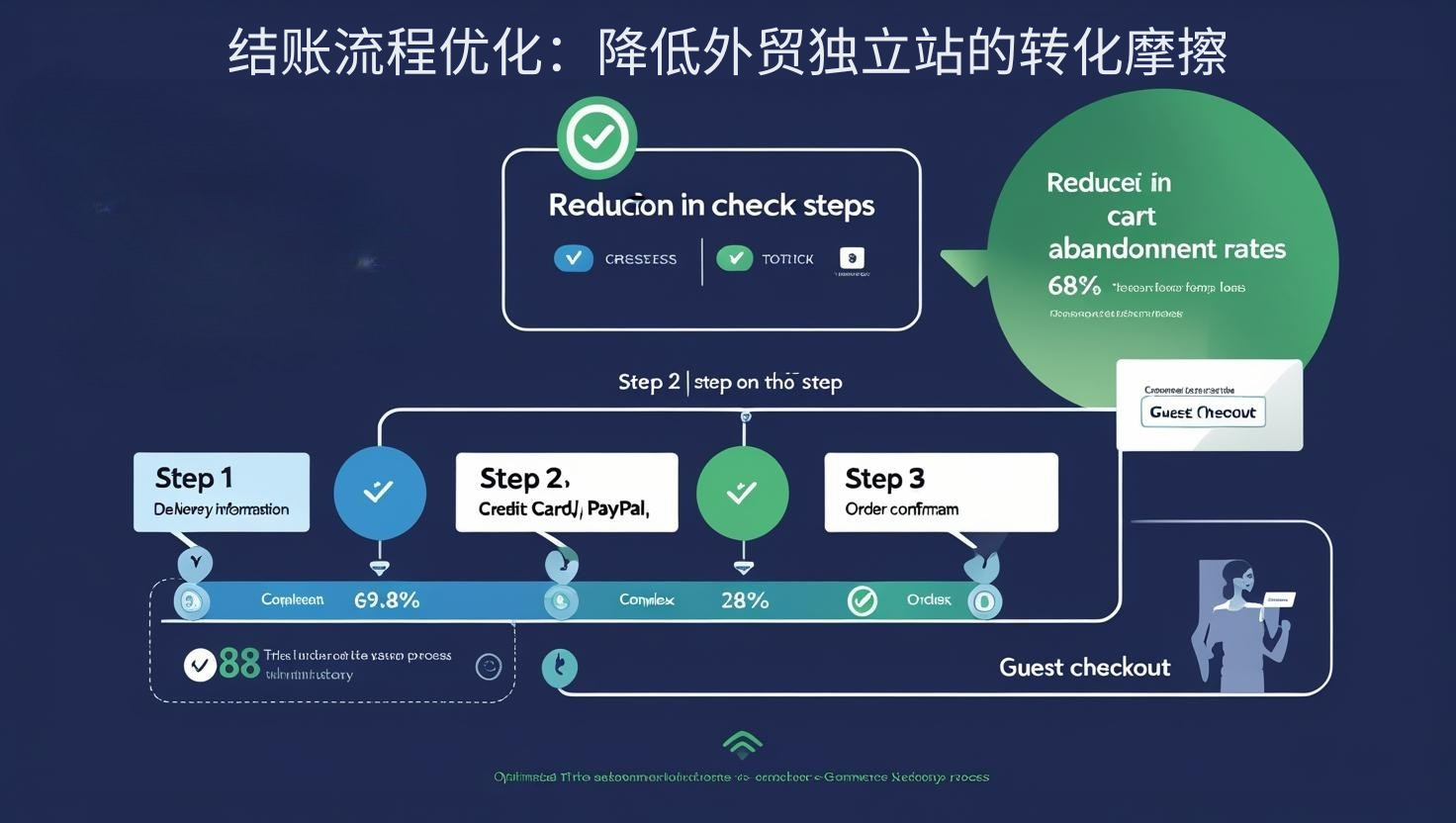 结账流程优化：降低外贸独立站的转化摩擦