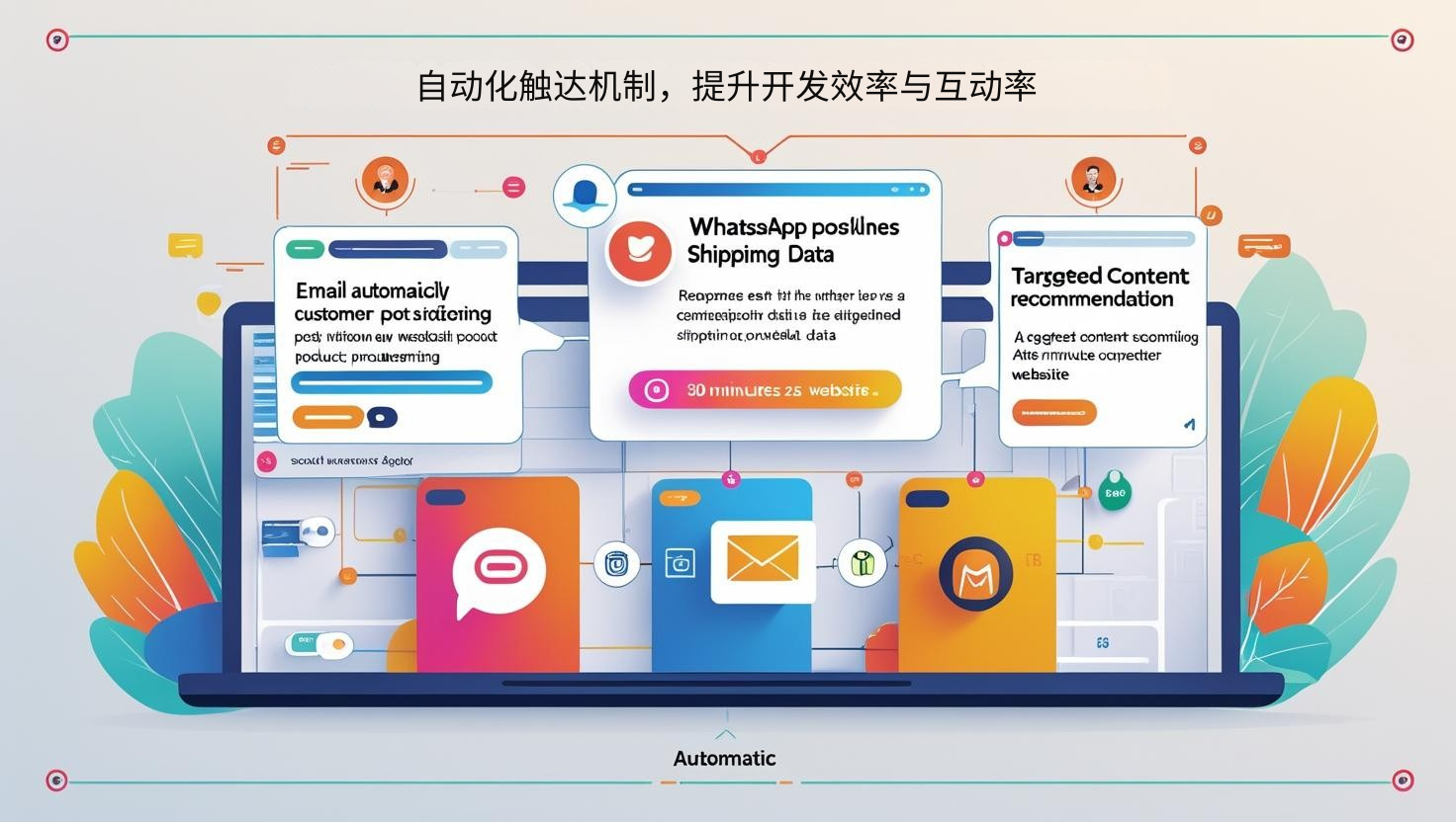 自动化触达机制，提升开发效率与互动率
