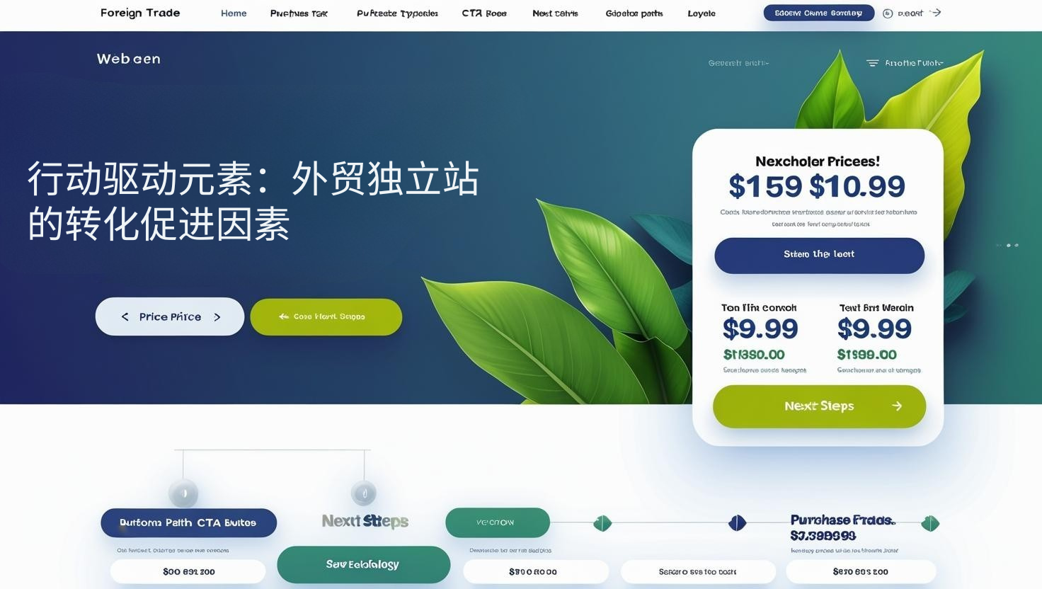 行动驱动元素：外贸独立站的转化促进因素