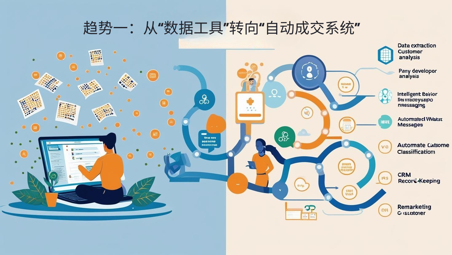 趋势一：从“数据工具”转向“自动成交系统”