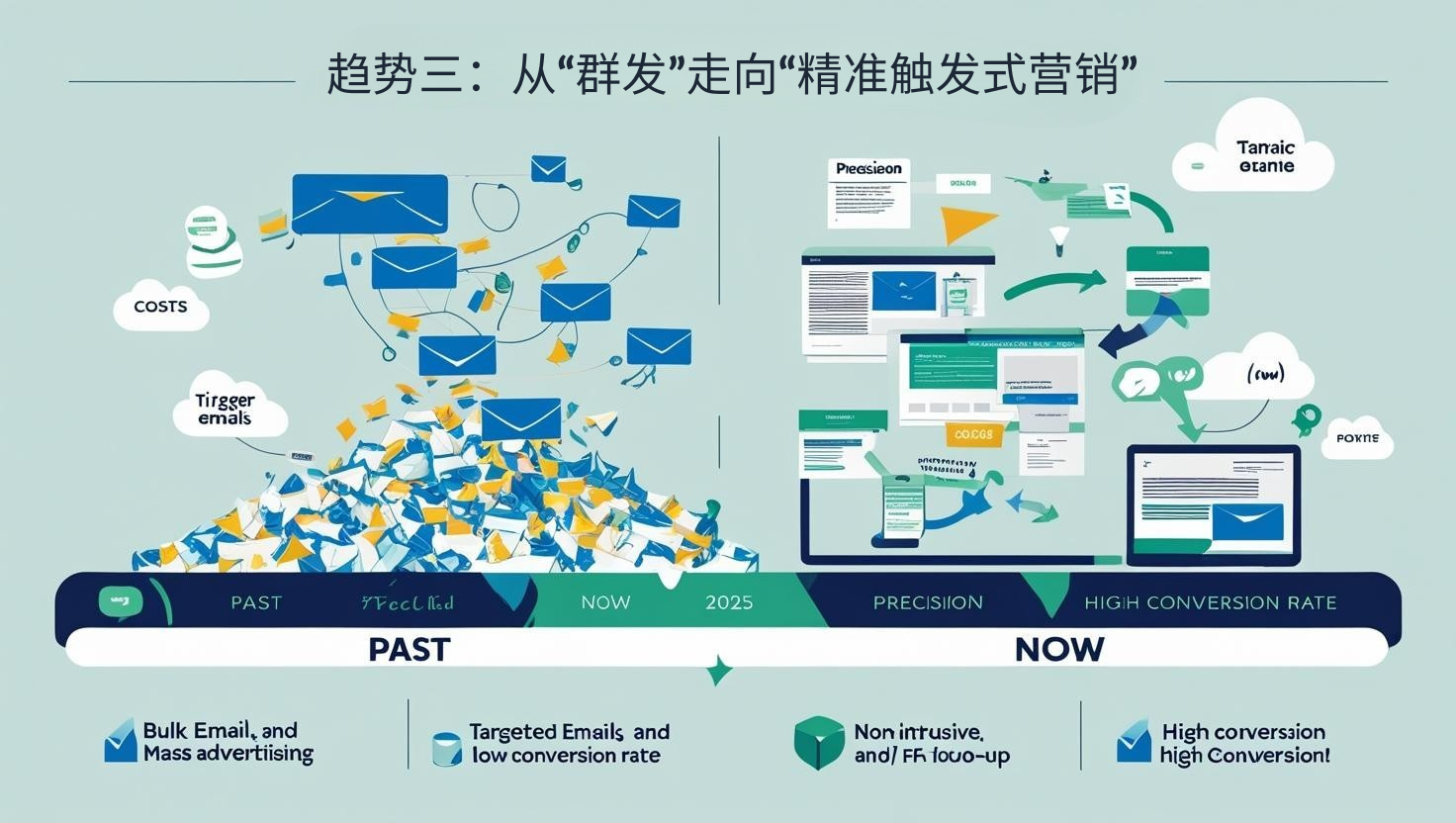 趋势三：从“群发”走向“精准触发式营销”