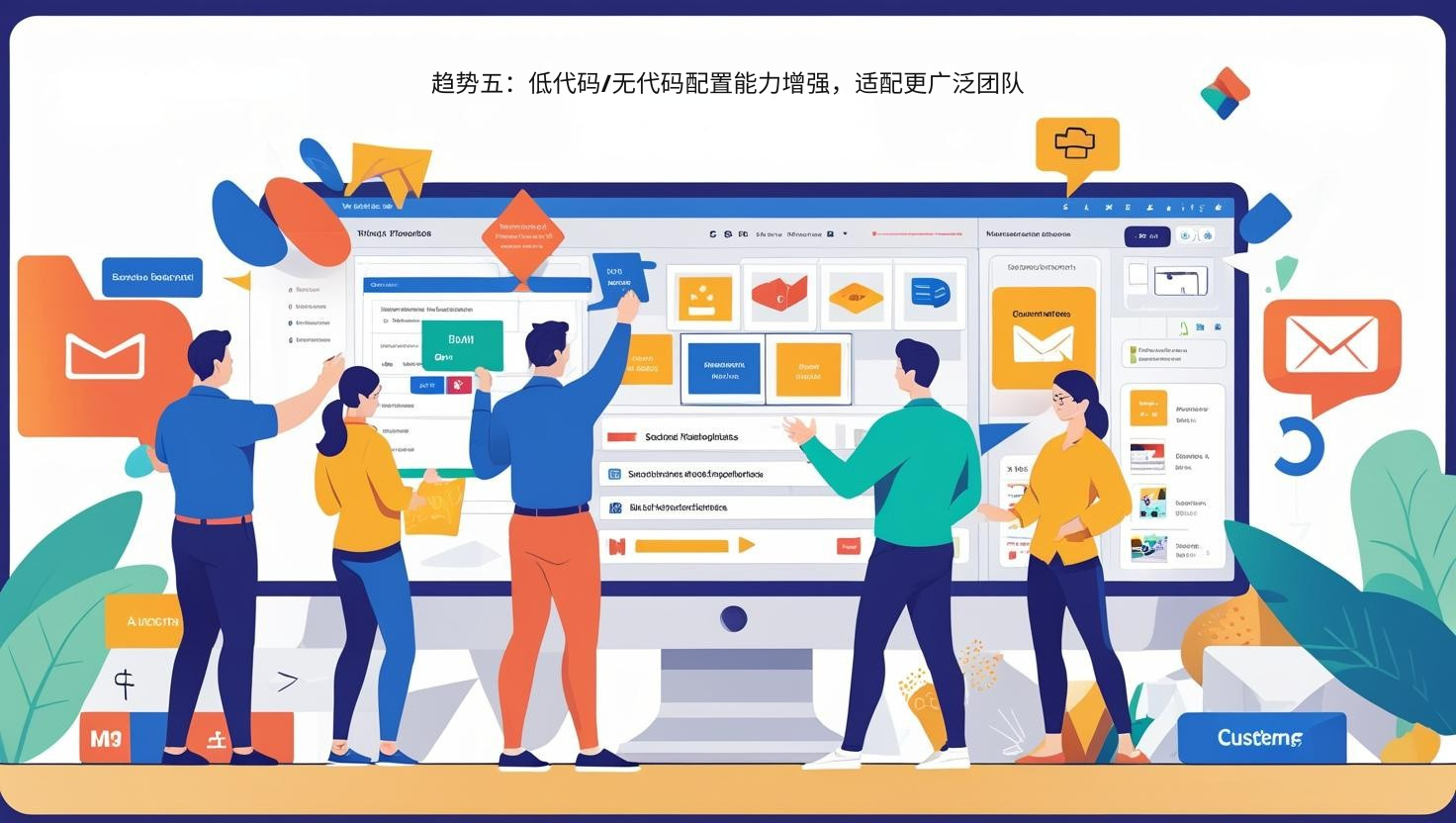 趋势五：低代码/无代码配置能力增强，适配更广泛团队