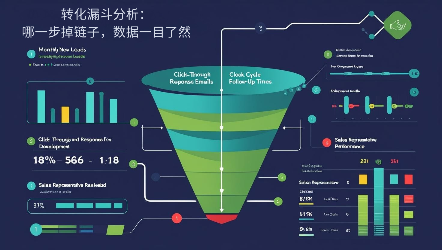 转化漏斗分析：哪一步掉链子，数据一目了然
