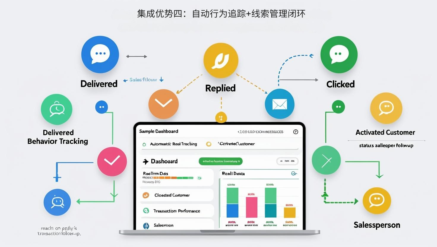 集成优势四：自动行为追踪+线索管理闭环