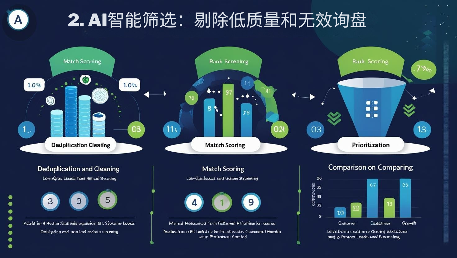 2. AI智能筛选：剔除低质量和无效询盘