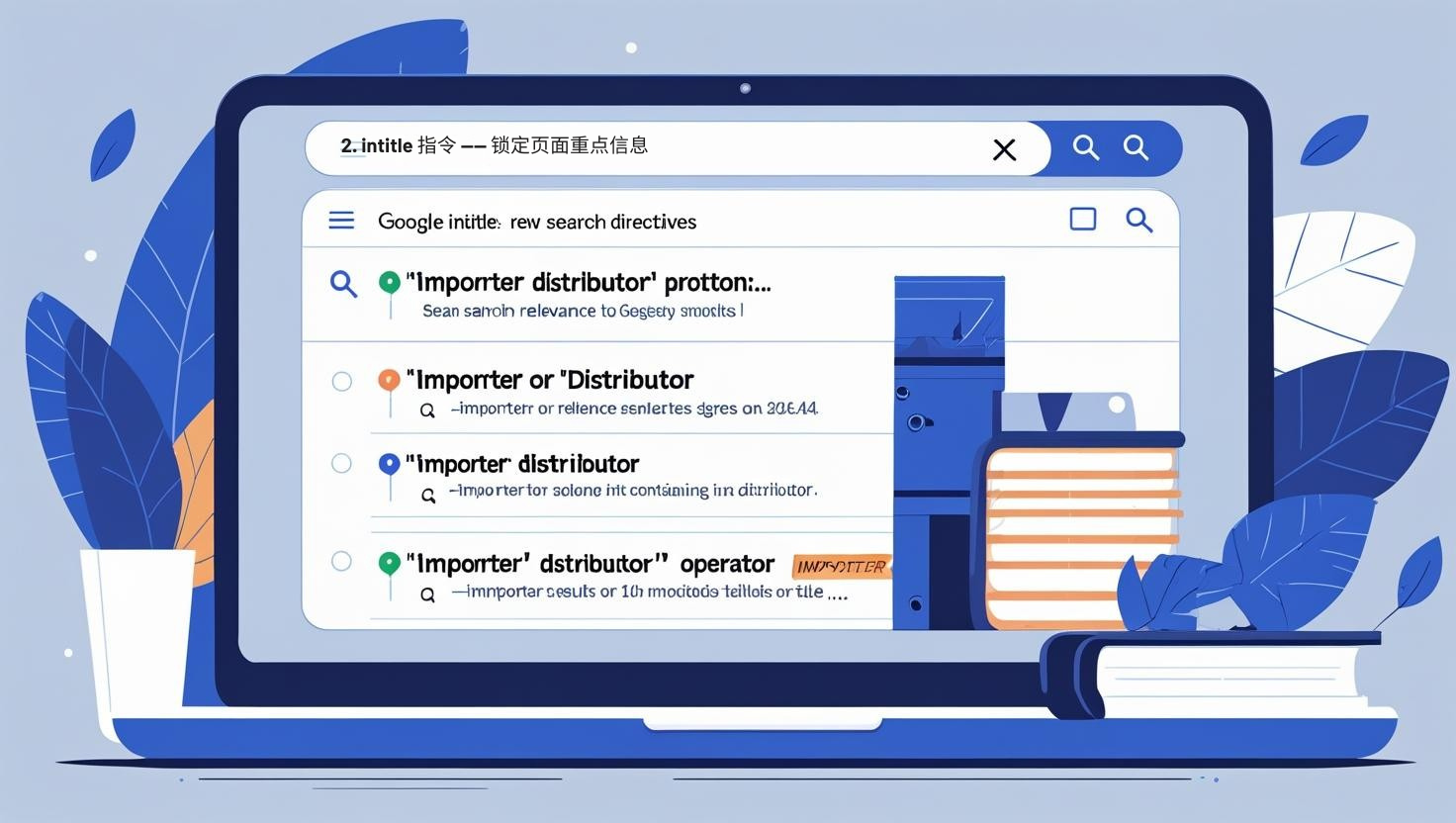 2. intitle 指令 —— 锁定页面重点信息