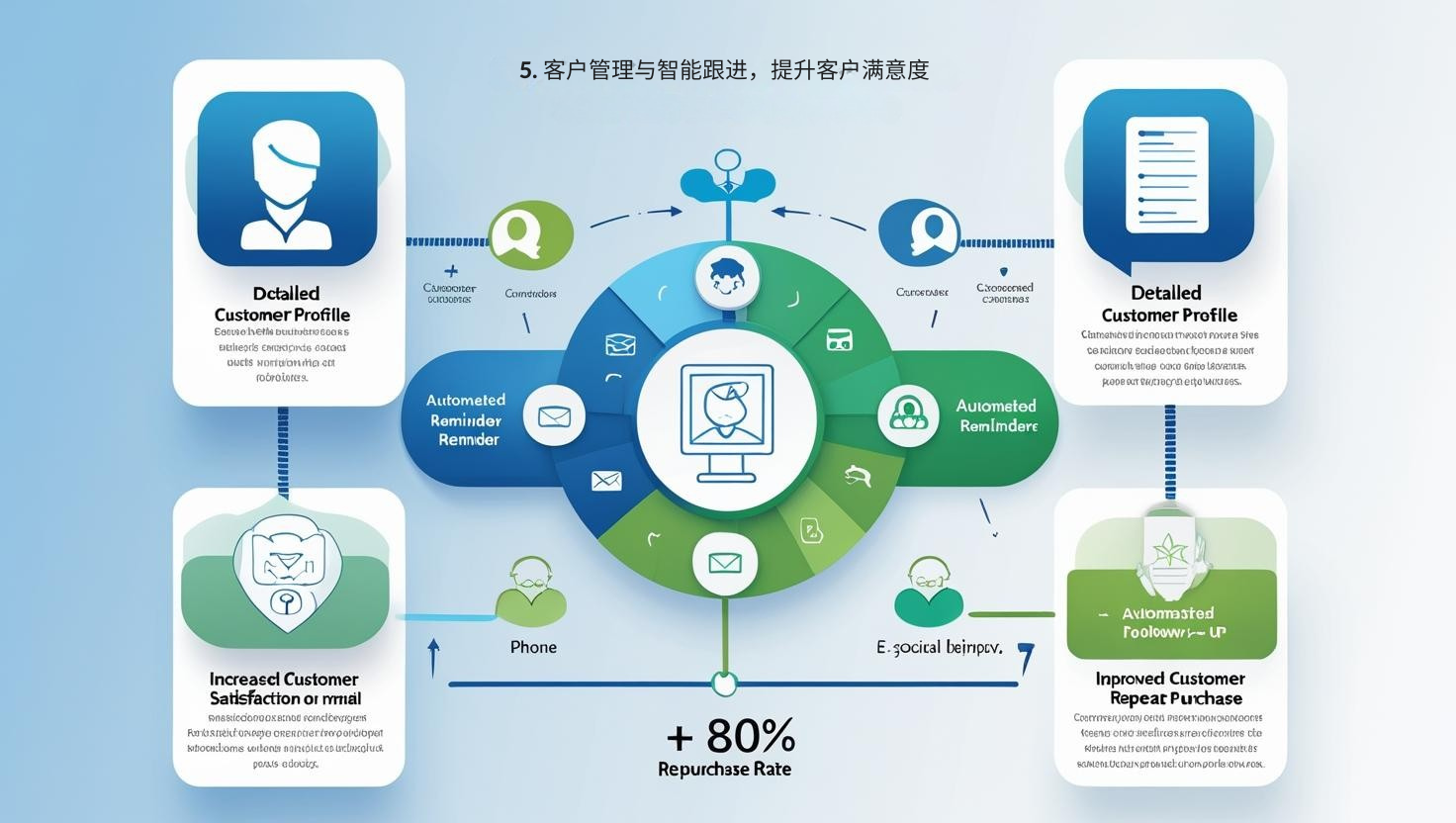 5. 客户管理与智能跟进，提升客户满意度