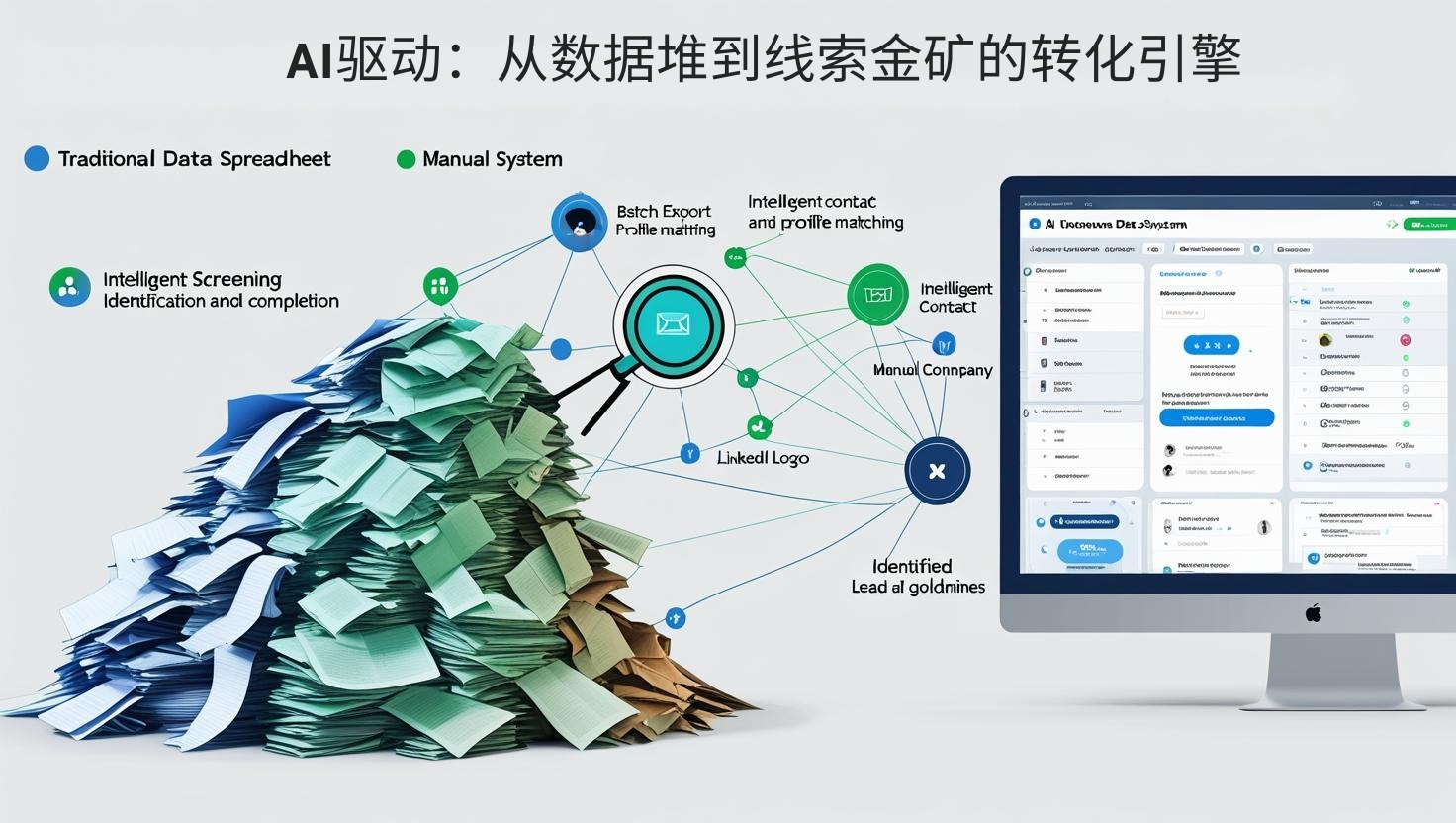 AI驱动：从数据堆到线索金矿的转化引擎