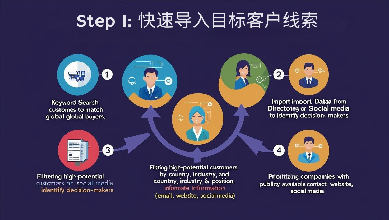 Step 1: 快速导入目标客户线索
