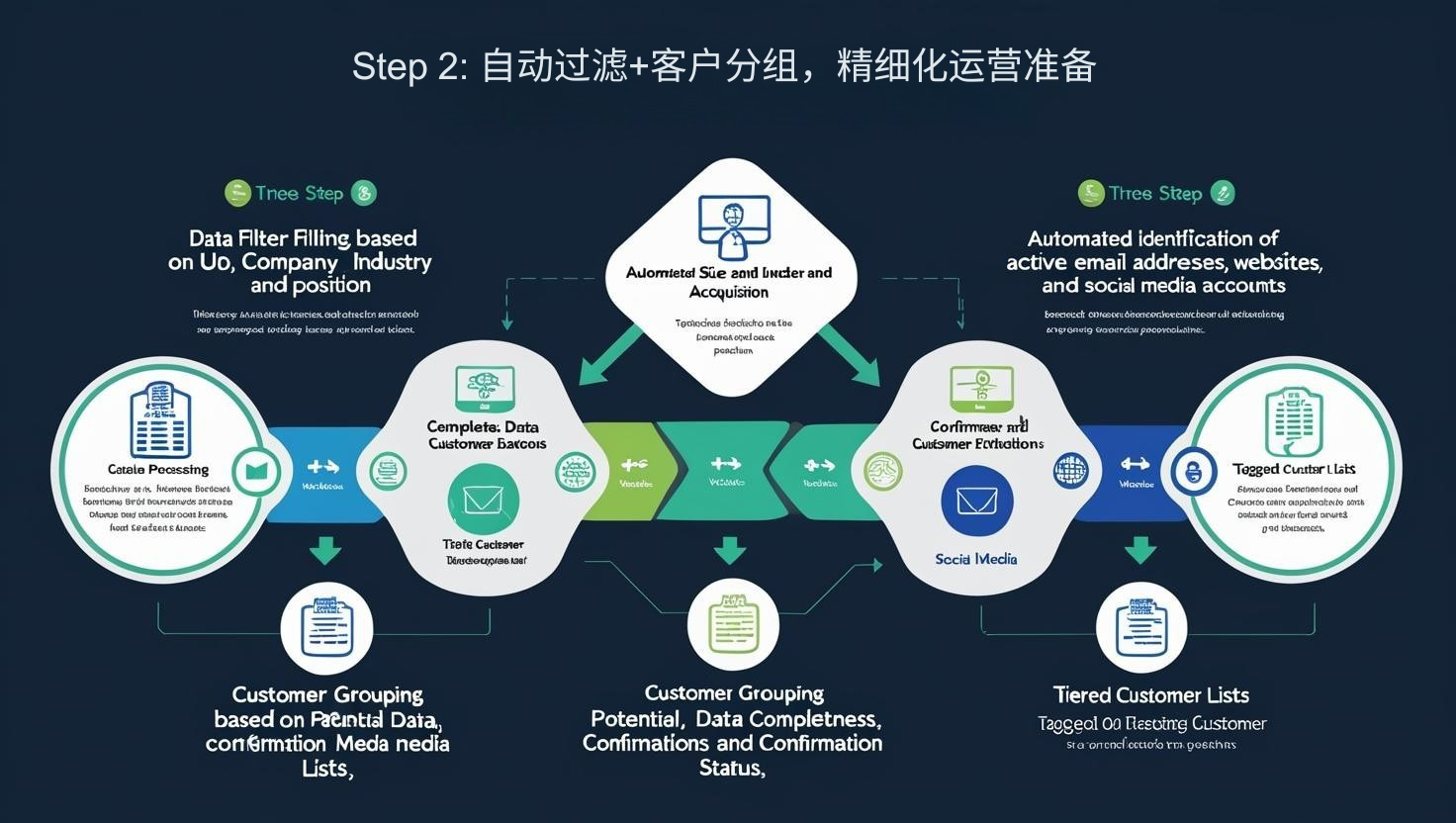 Step 2: 自动过滤+客户分组，精细化运营准备