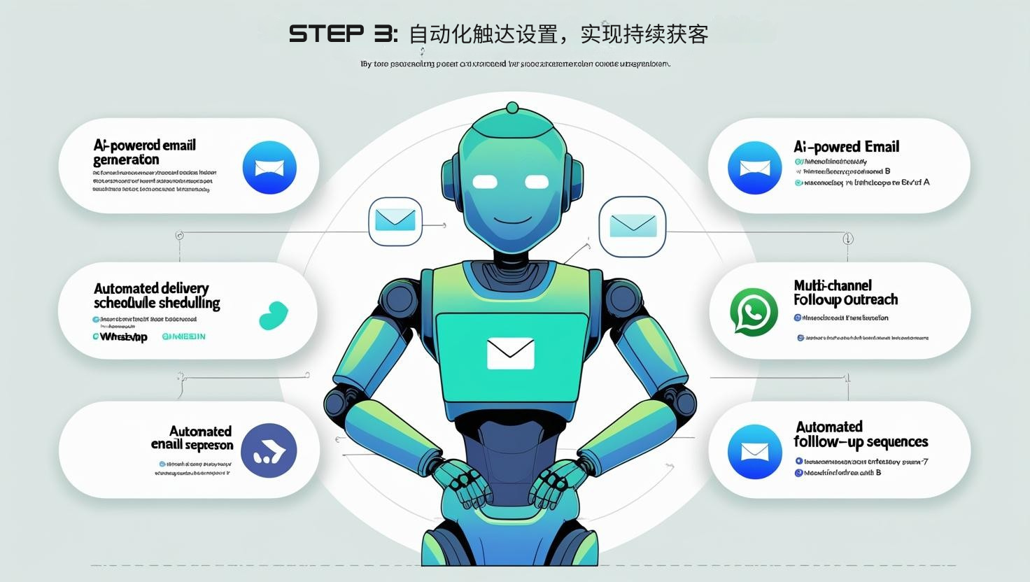 Step 3: 自动化触达设置，实现持续获客
