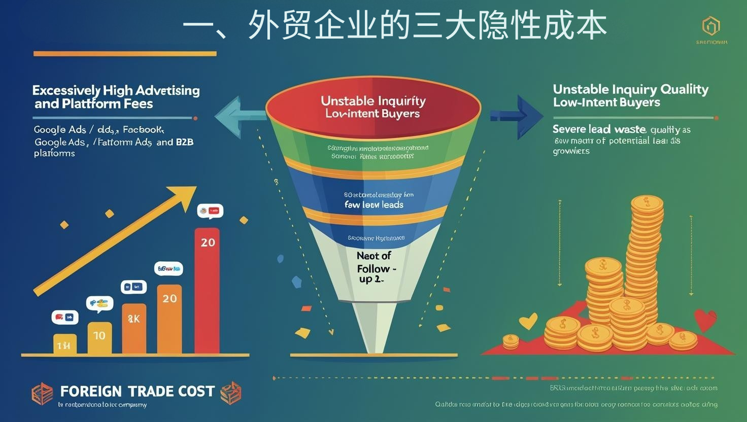一、外贸企业的三大隐性成本