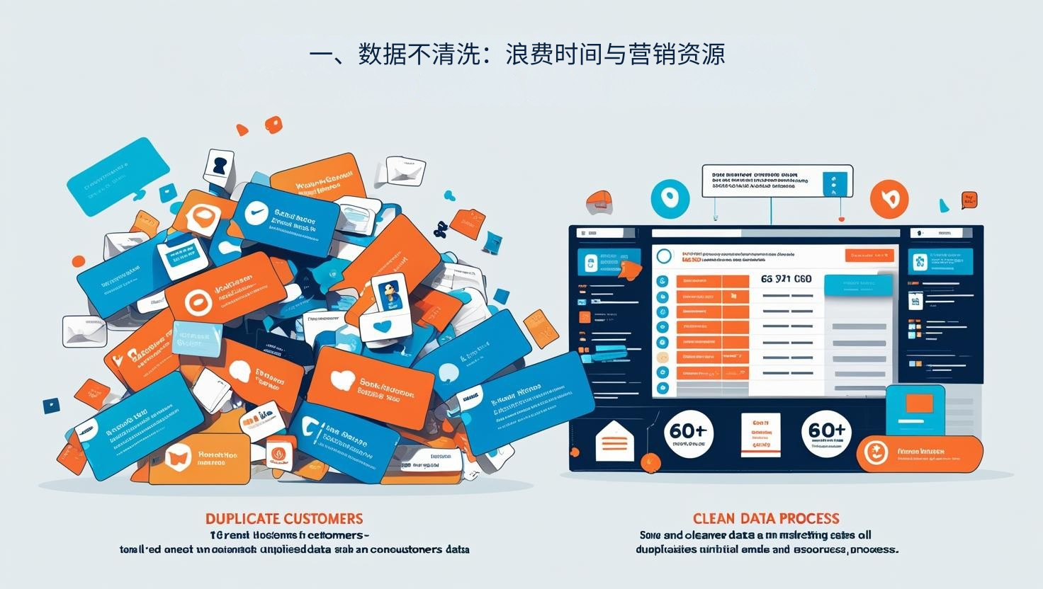 一、数据不清洗：浪费时间与营销资源