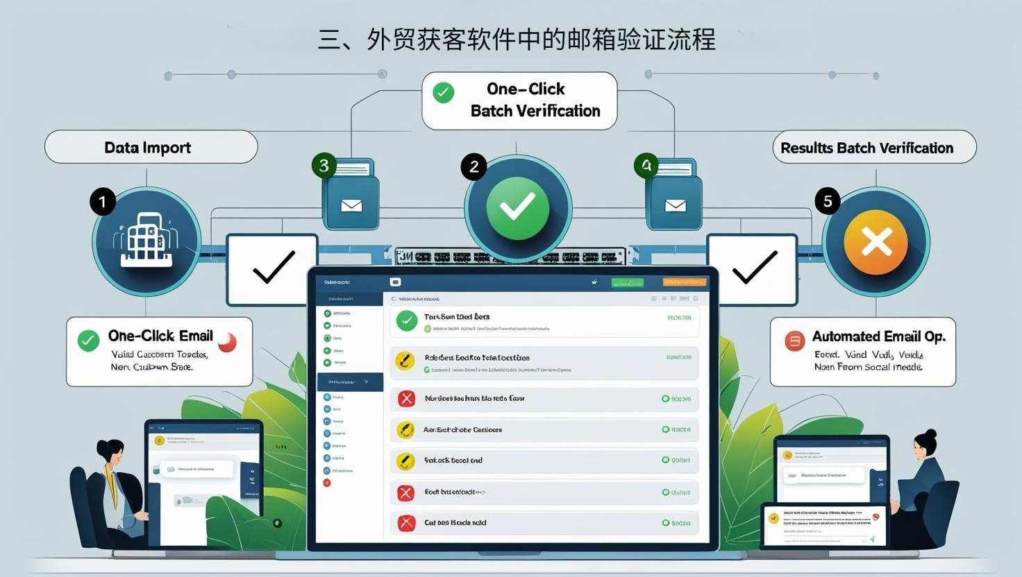三、外贸获客软件中的邮箱验证流程