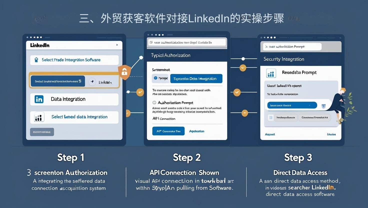 三、外贸获客软件对接LinkedIn的实操步骤