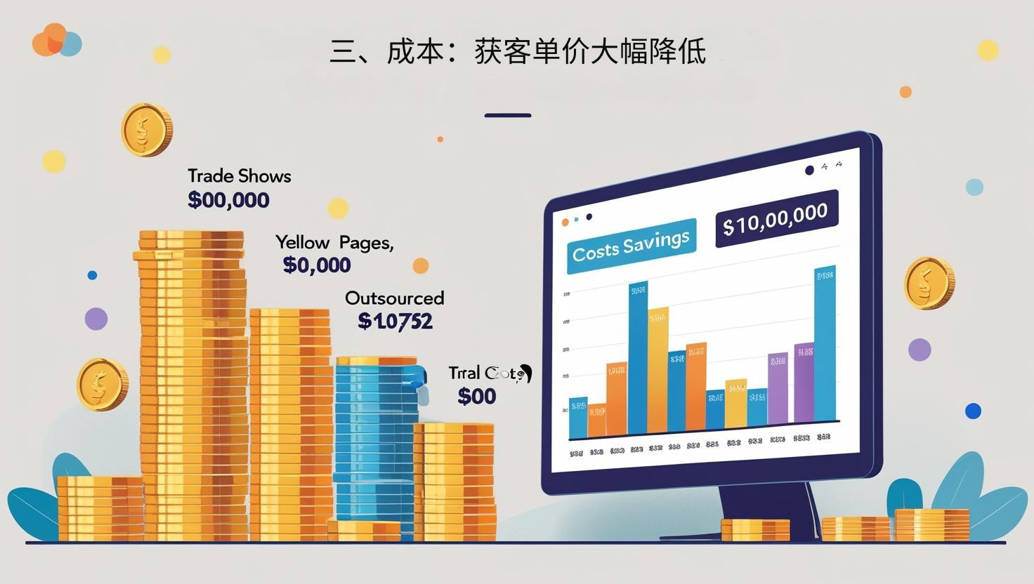三、成本：获客单价大幅降低