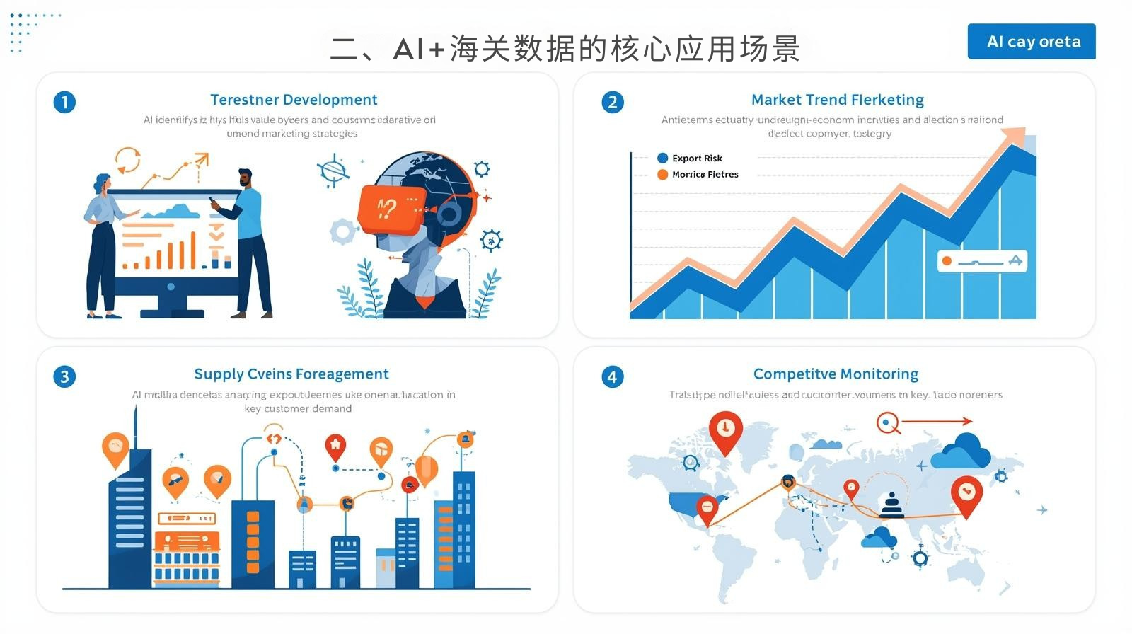 二、AI+海关数据的核心应用场景