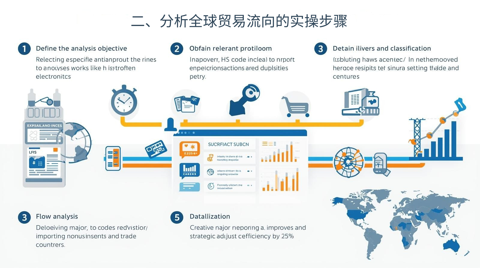 二、分析全球贸易流向的实操步骤