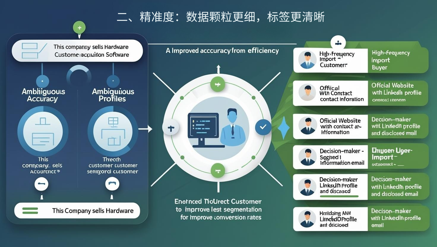 二、精准度：数据颗粒更细，标签更清晰