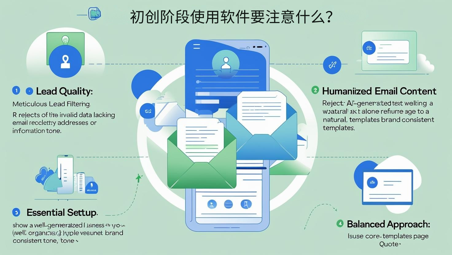 初创阶段使用软件要注意什么？