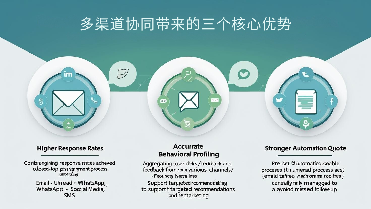 多渠道协同带来的三个核心优势