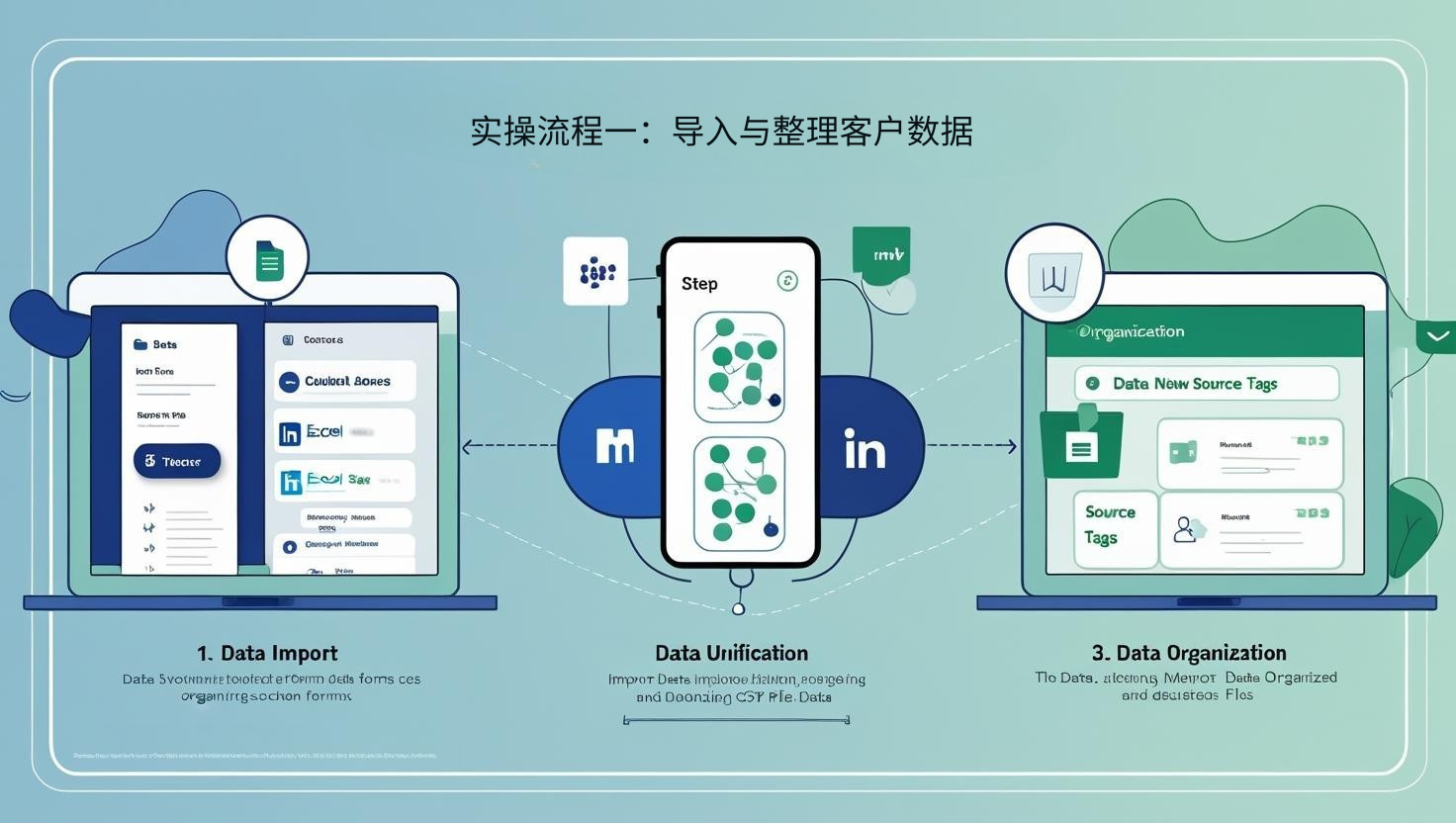 实操流程一：导入与整理客户数据