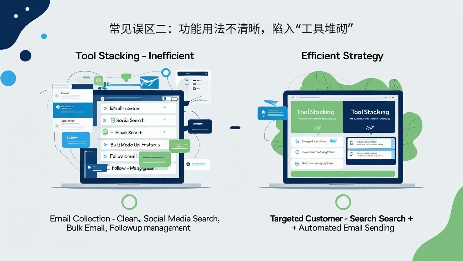 常见误区二：功能用法不清晰，陷入“工具堆砌”