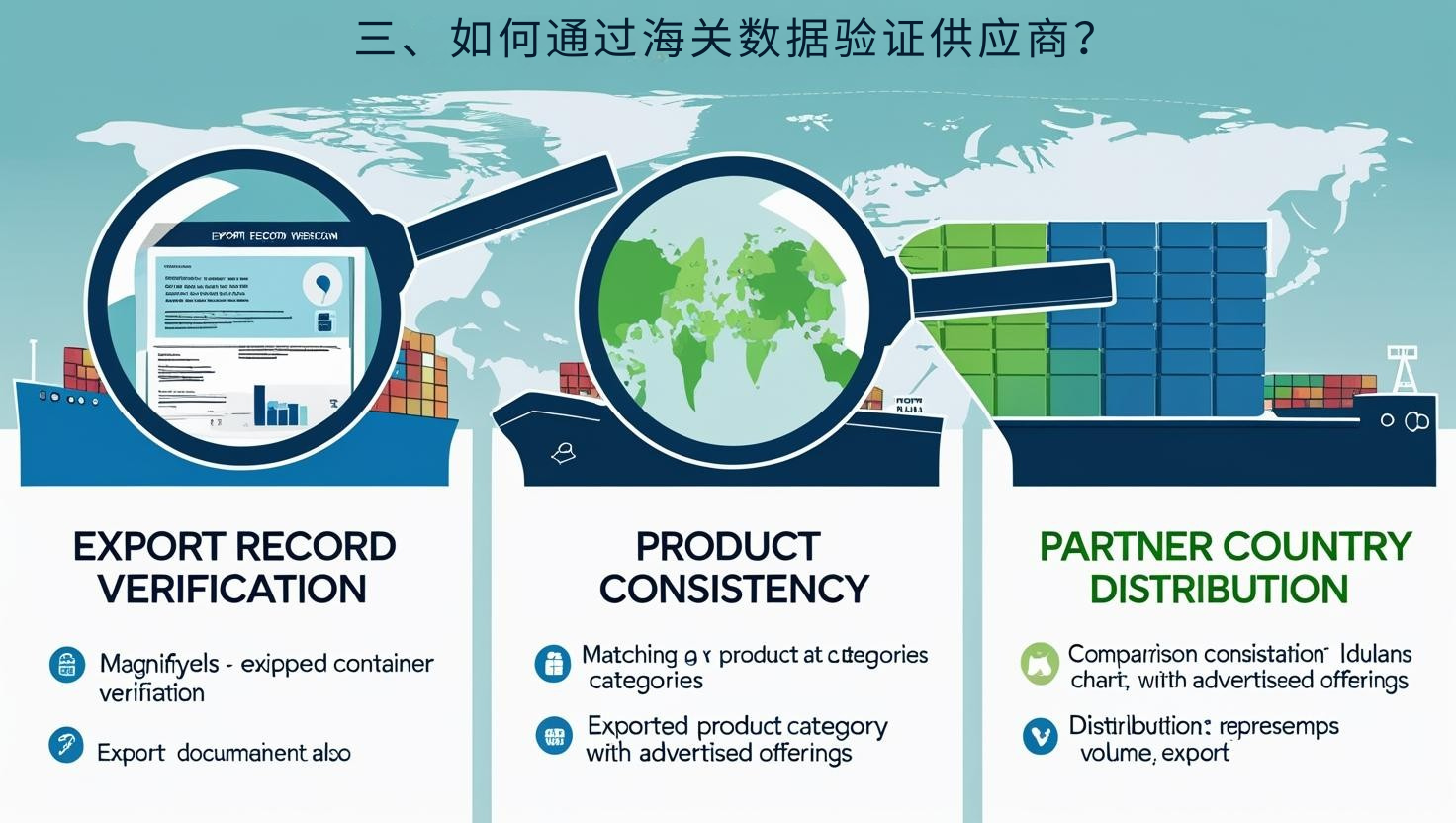 三、如何通过海关数据验证供应商？