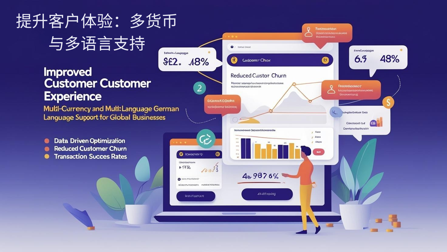 提升客户体验：多货币与多语言支持
