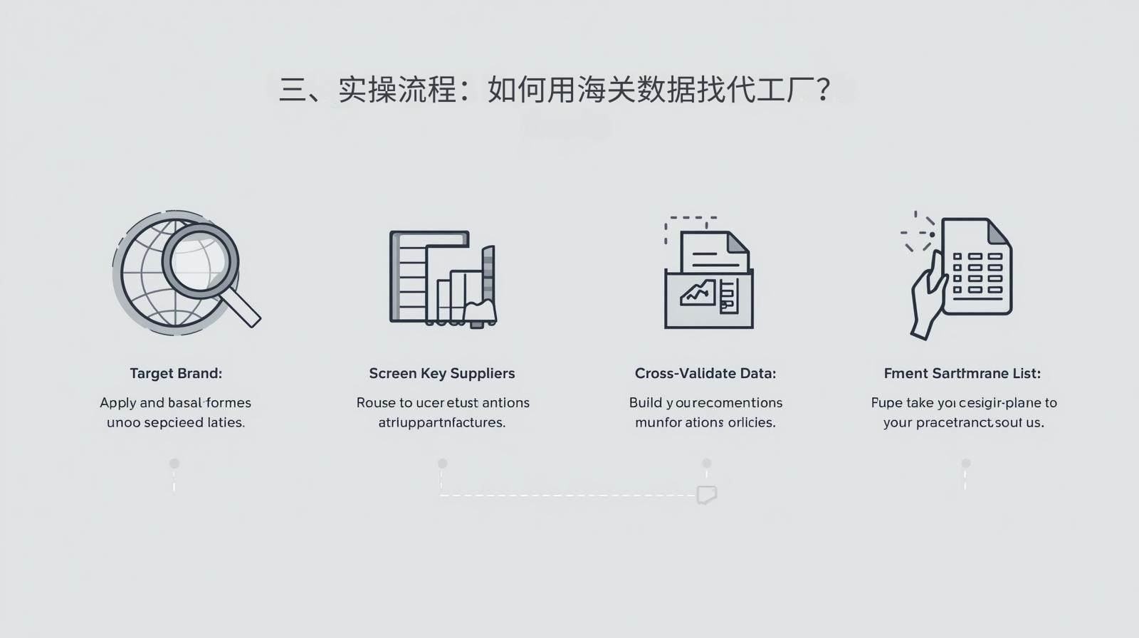 三、实操流程：如何用海关数据找代工厂？
