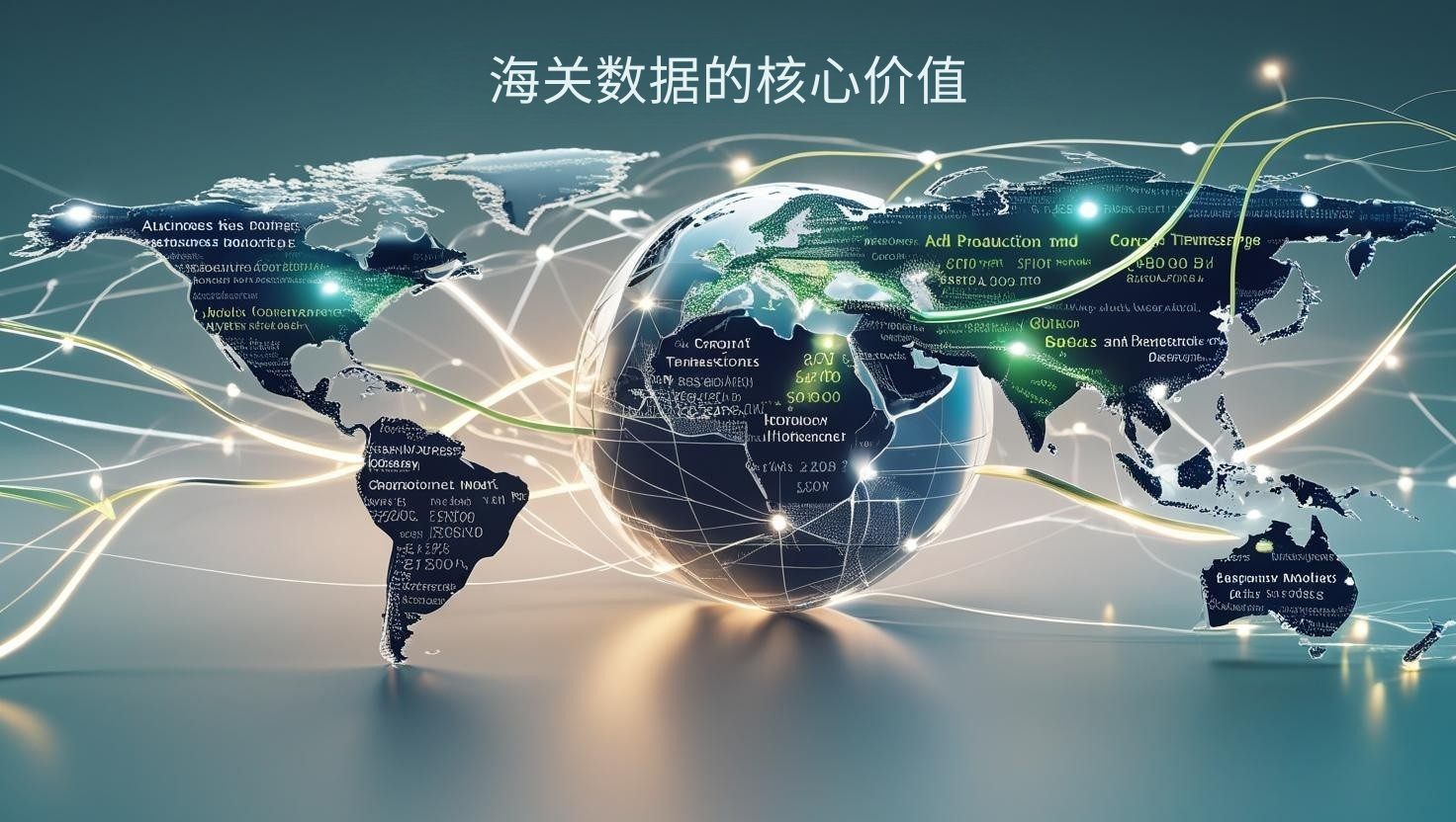海关数据的核心价值